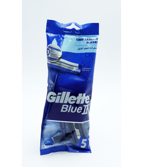 GILLETTE RAZOR BLUE II 24/5PK