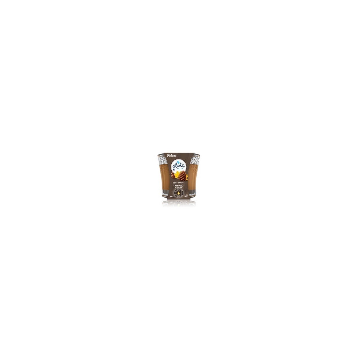 GLADE SCENTED CANDLES CASHMERE WOODS 6/3.4OZ(76953)