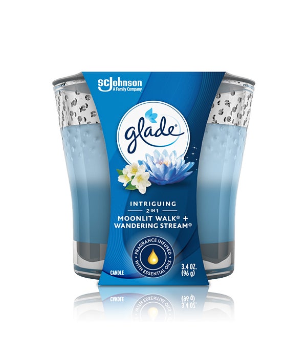 GLADE SCENTED CANDLES MOONLIT WANDERING 6/3.4OZ 