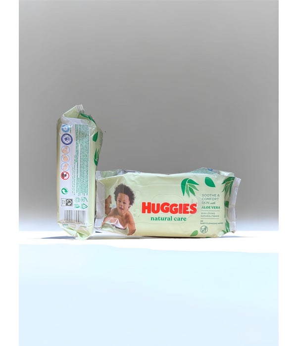HUGGIES BABY WIPES NATURAL CARE 10/56CT(2430110)
