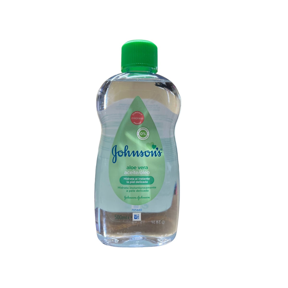 JOHNSONS ALOE VERA BABY OIL 12/500ML