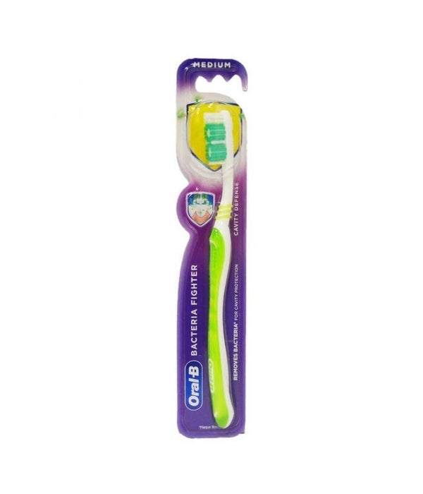 ORALB TOOTHBRUSH CAVITY DEFENSE&BACTERIA FIGHTER MED 12/1CT