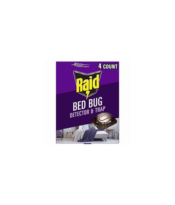 RAID BED BUG DETECTOR&TRAP 9/4CT