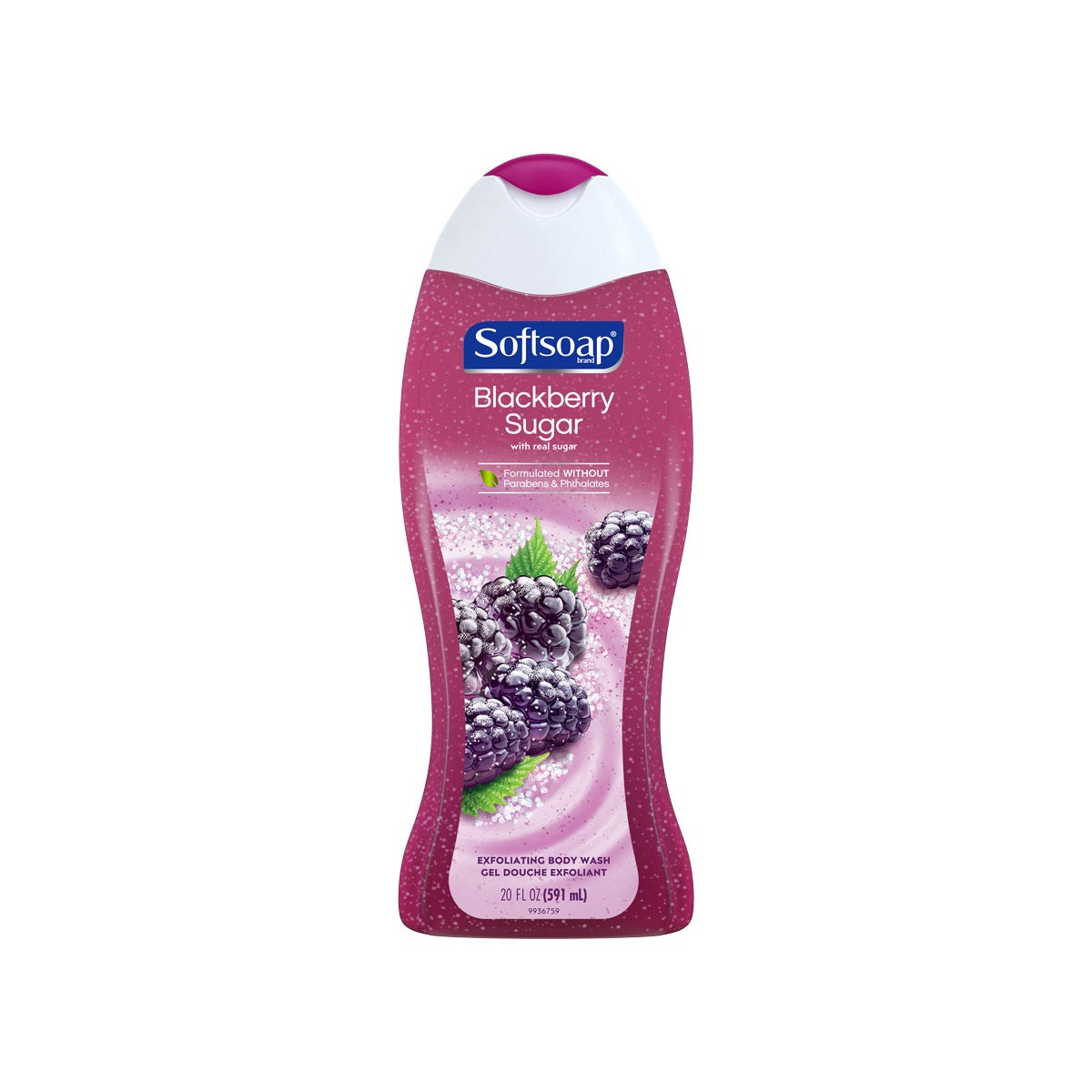 SOFTSOAP BODY WASH BLACKBERRY SUGAR 4/20OZ