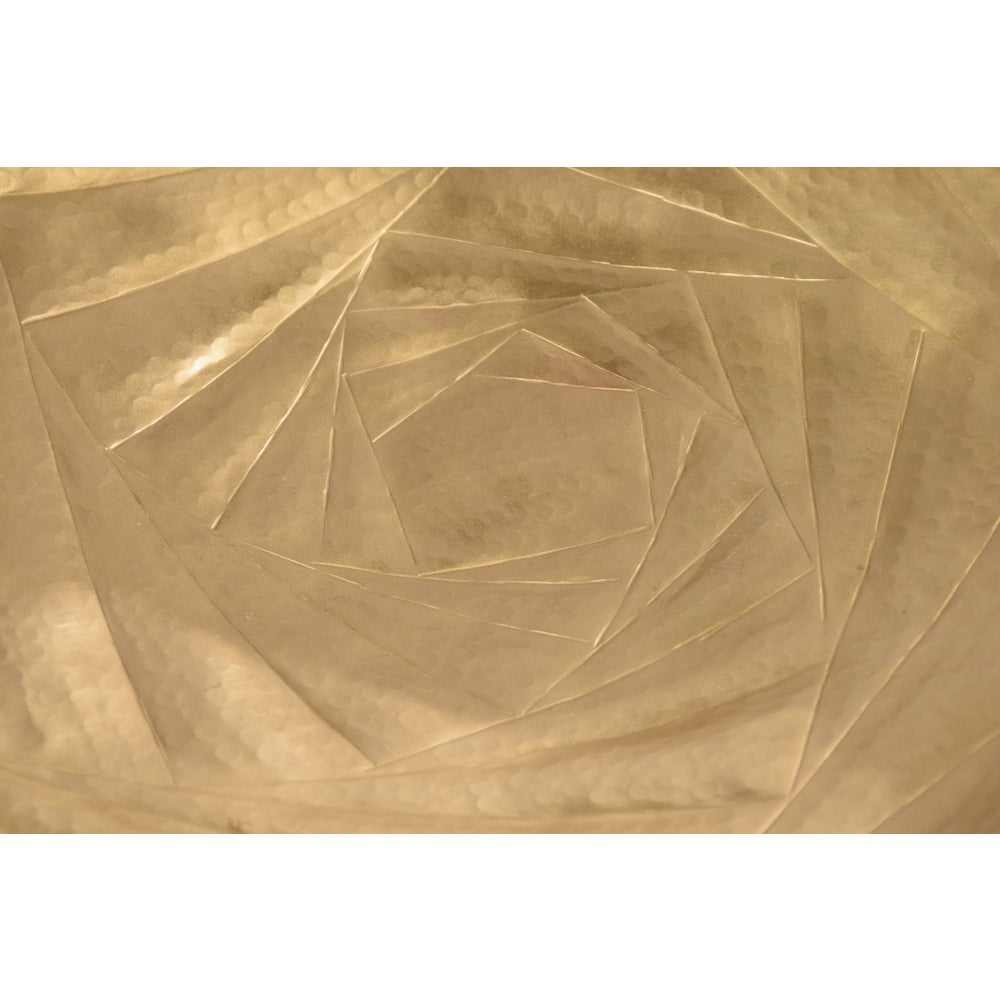 Baku Bowl - Hammered Satin Brass