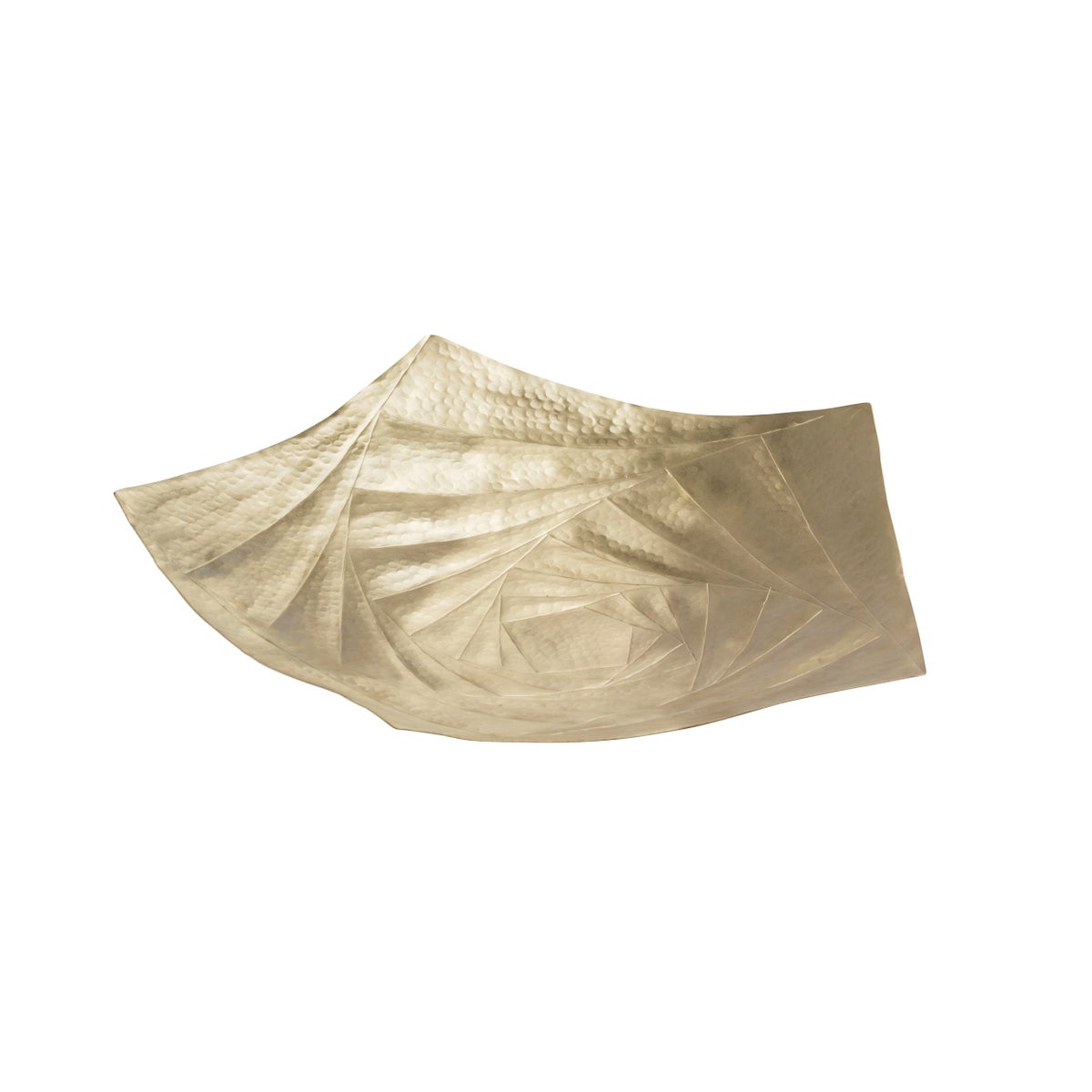 Baku Bowl - Hammered Satin Brass