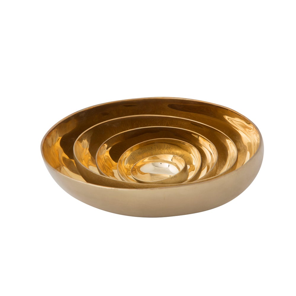 Luca Bowl Set (1x XSm, 1x Sm, 1x Med) - Brass