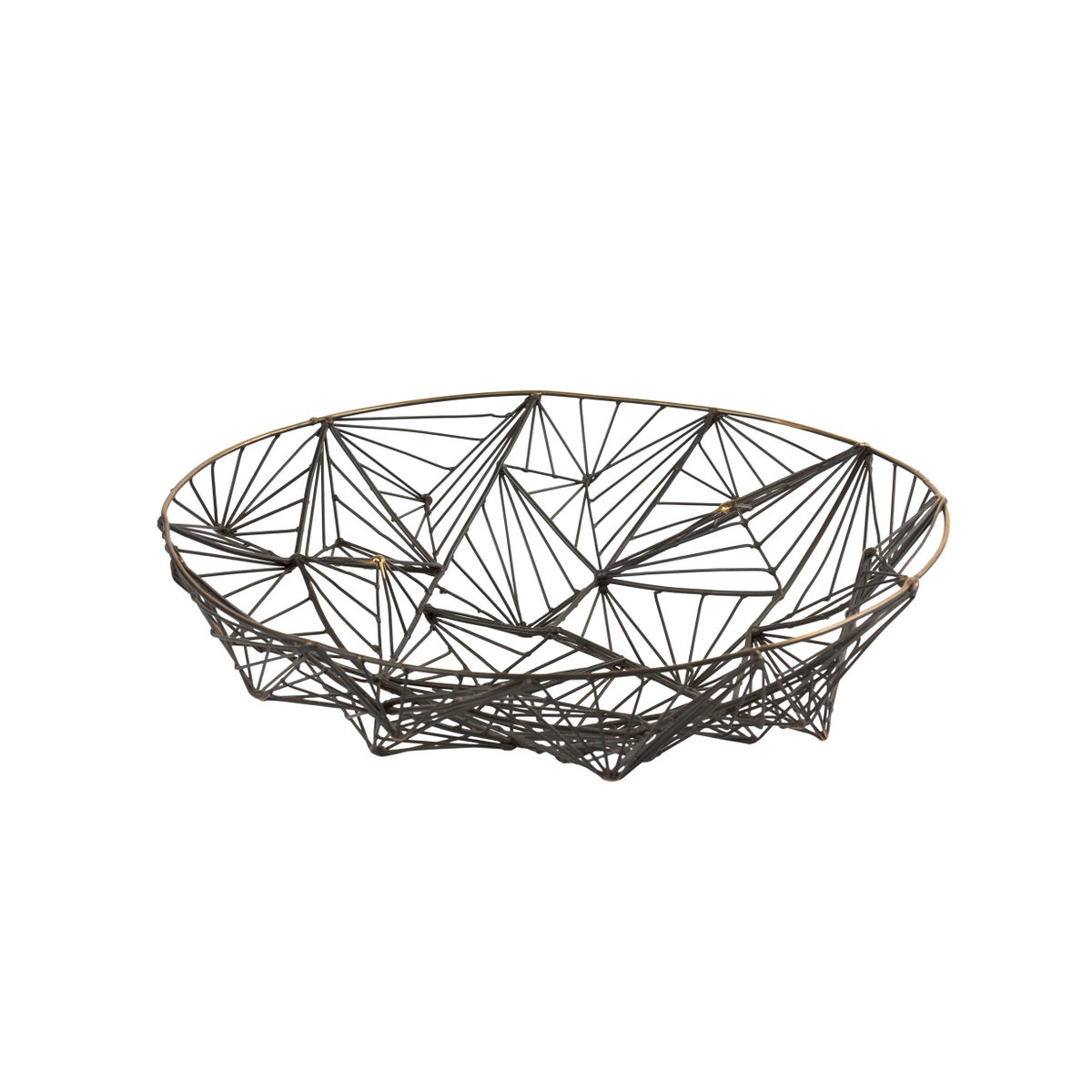 Momo Bowl (Lg) - Burnished Brass