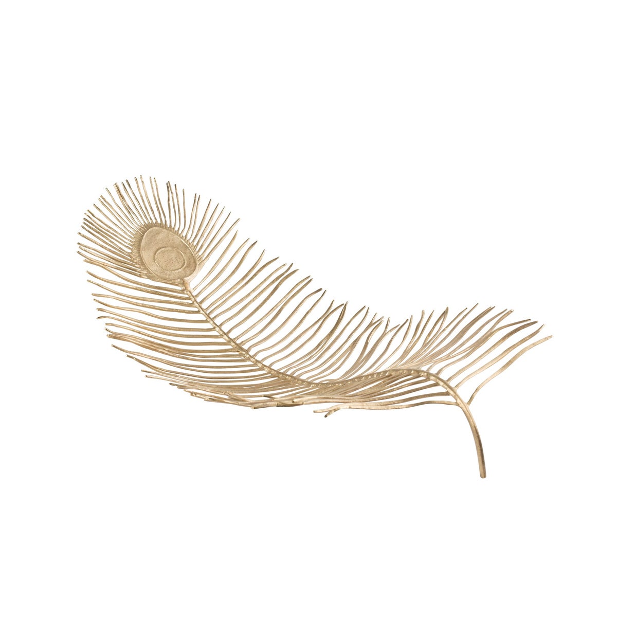 Pico Tabletop Feather - Solid Brass