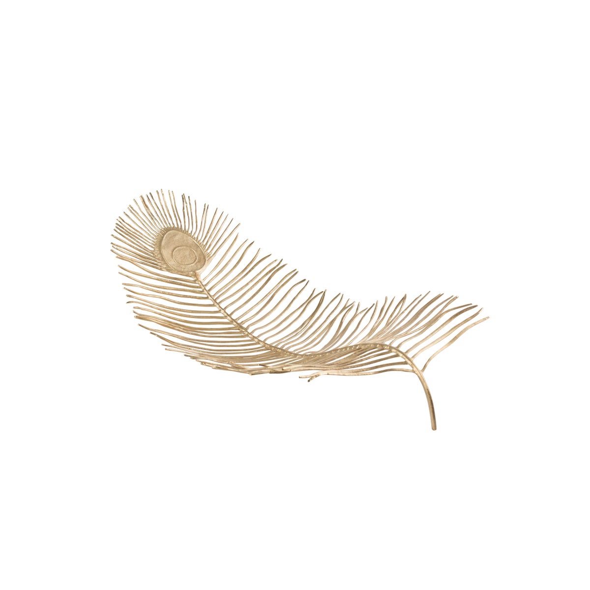 Pico Tabletop Feather - Solid Brass