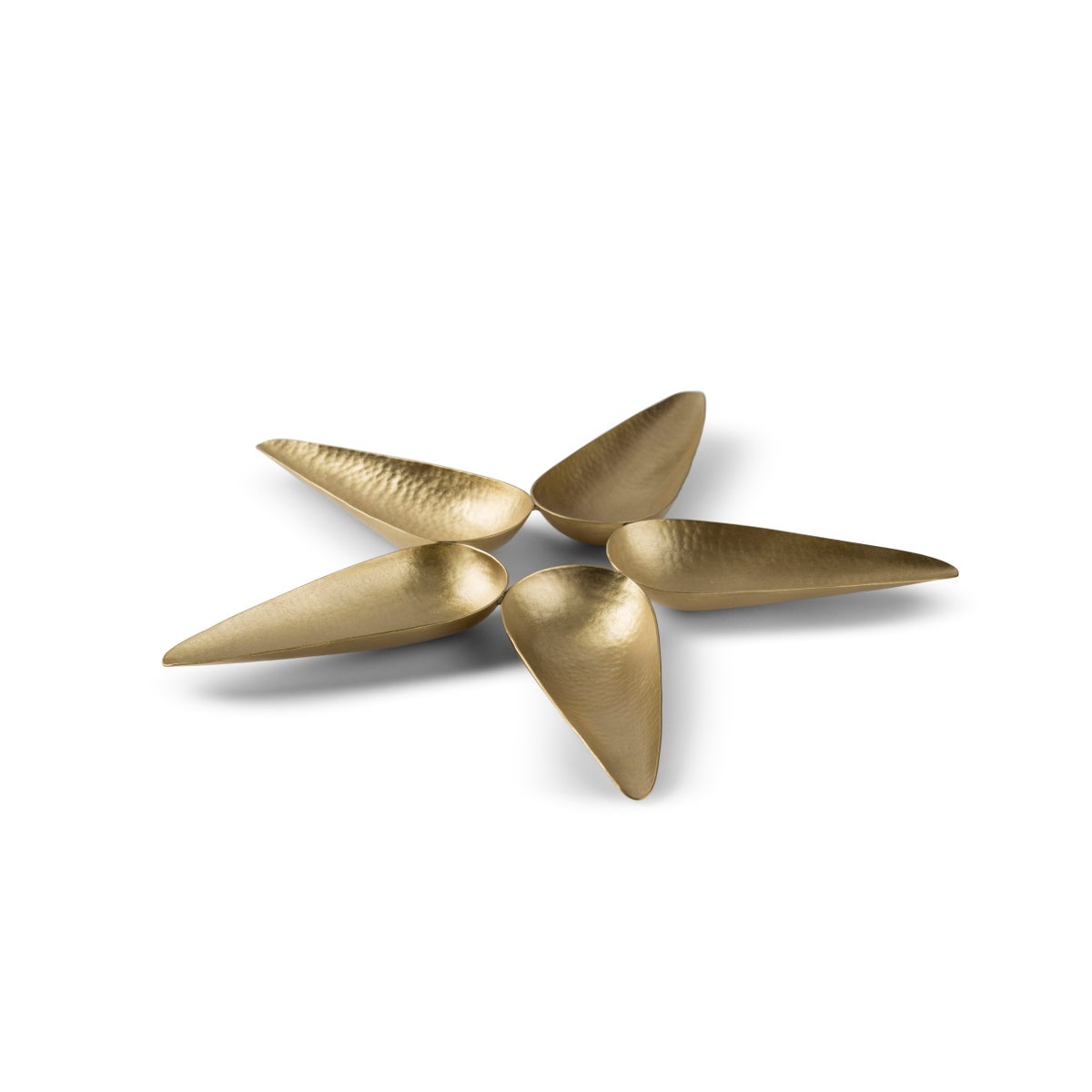 Diya Tray - Matte Brass