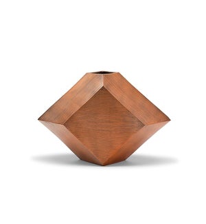 Hexx Vase (Sm) - Hand Finished Copper