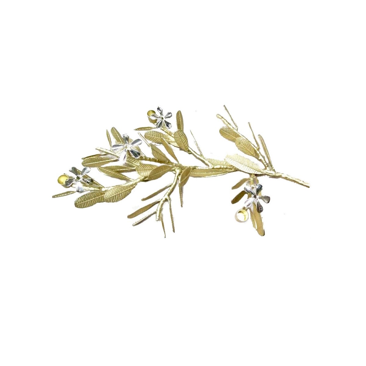 Asana Tabletop Decor (Lg) - Cast Brass, Natural