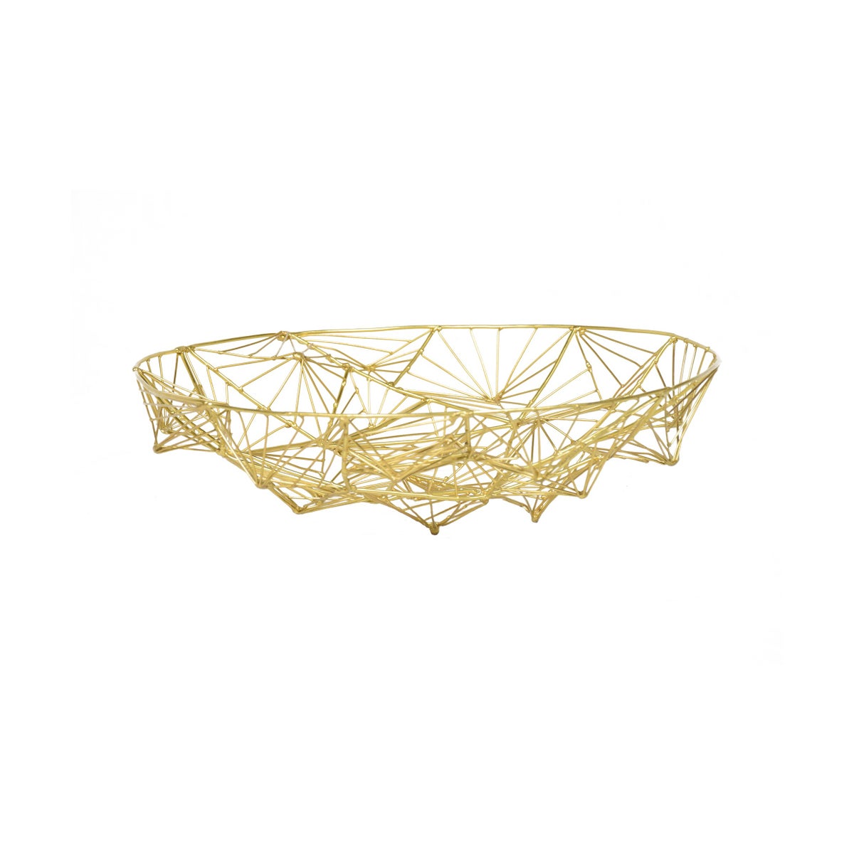 Momo Bowl (Lg) - Natural Brass