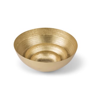 Clarice Bowl (Set) - Satin Brass