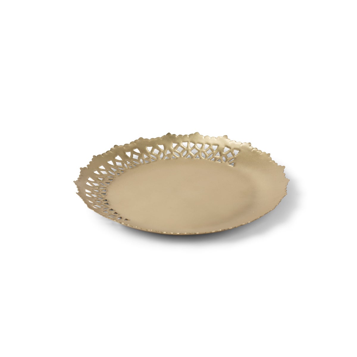 Frida Plate - Satin Brass