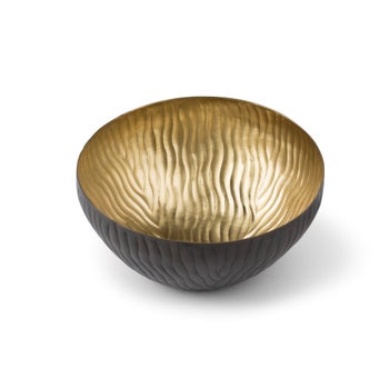 Mondo Bowl (Medium) - Antique Satin Brass