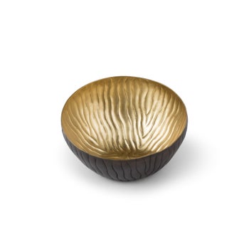 Mondo Bowl (Small) - Antique Satin Brass
