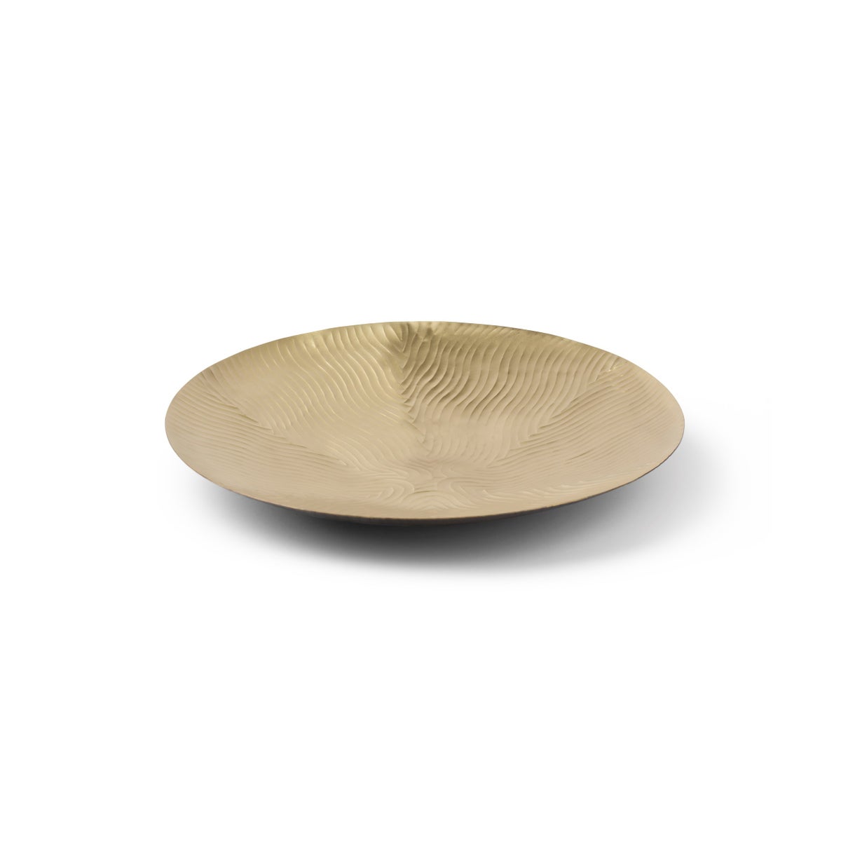 Mondo Platter - Antique Satin Brass
