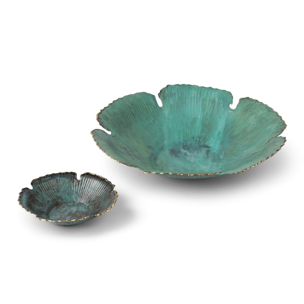 Sunan (Small) - Green Patina w/ Edge Polish