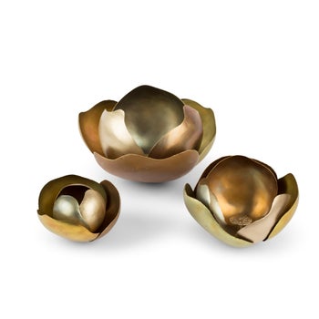Camille (Medium) Set - Satin Brass, Copper