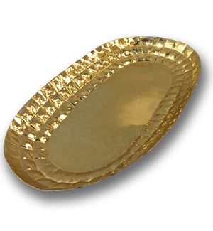 Louis Platter Oval - Polished Brass