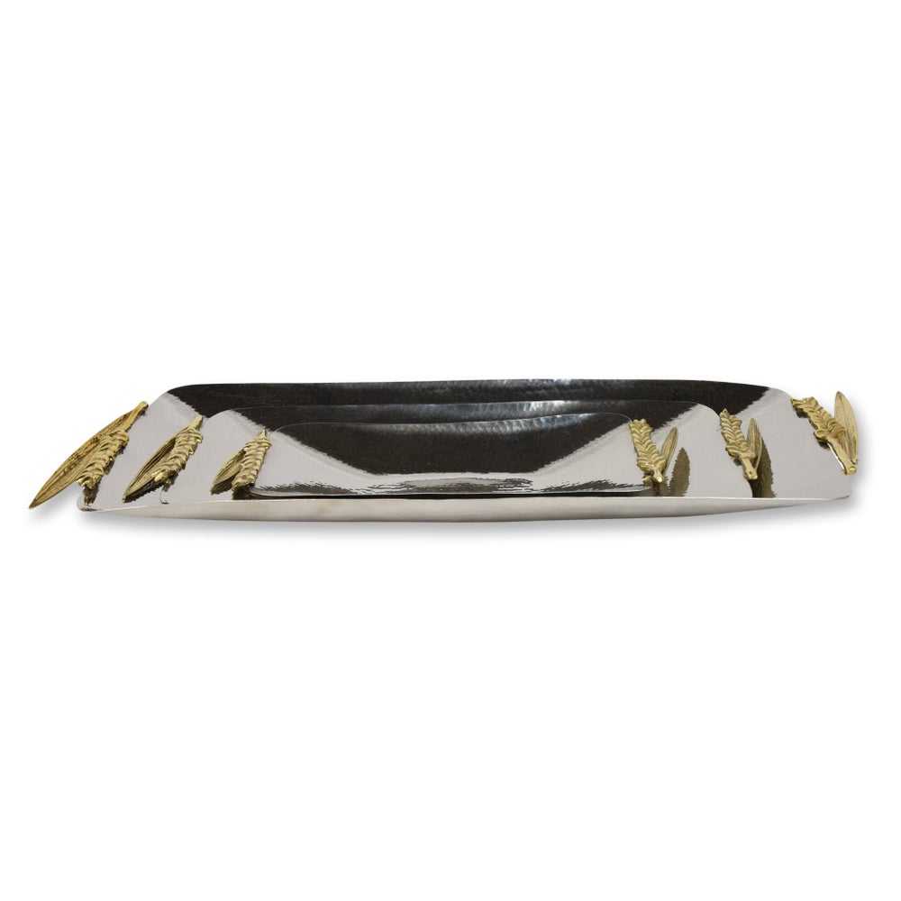 Nomi Tray Set - Polished Brass