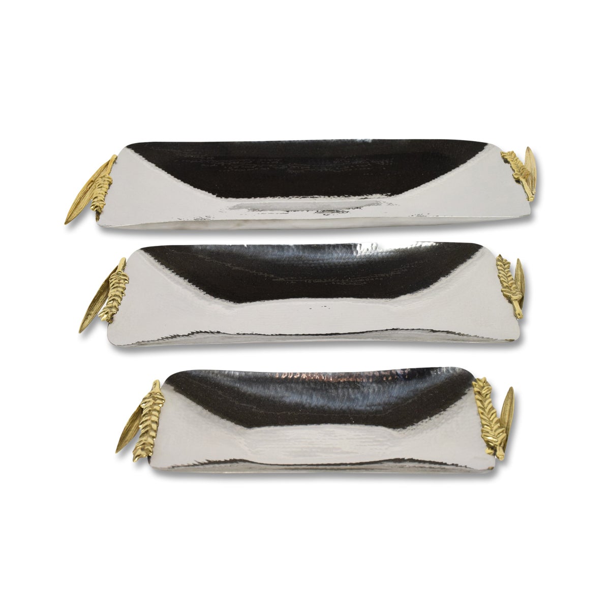Nomi Tray Set - Polished Brass
