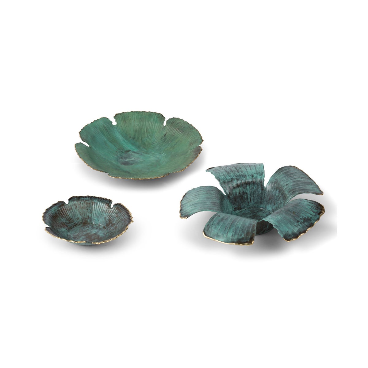 Sunan Set - Green Patin W/ Edge Polish
