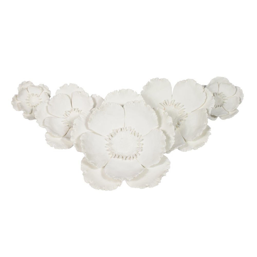 Yuki Wall Décor (Set of 5) - White