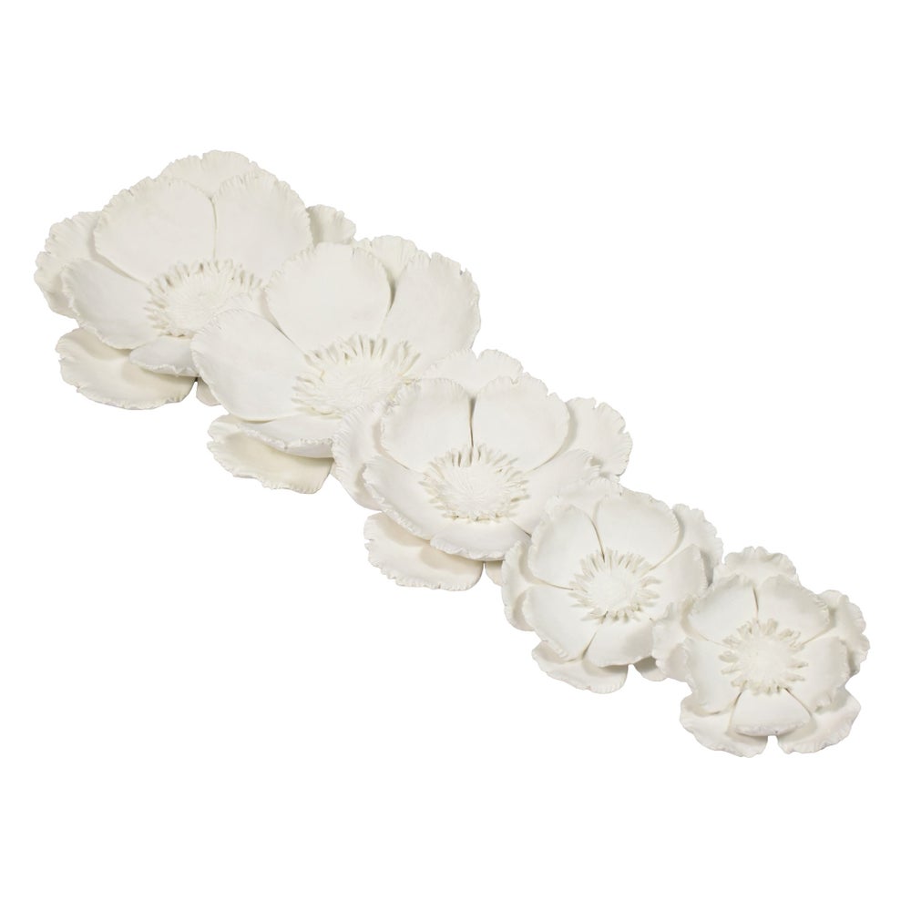 Yuki Wall Décor (Set of 5) - White