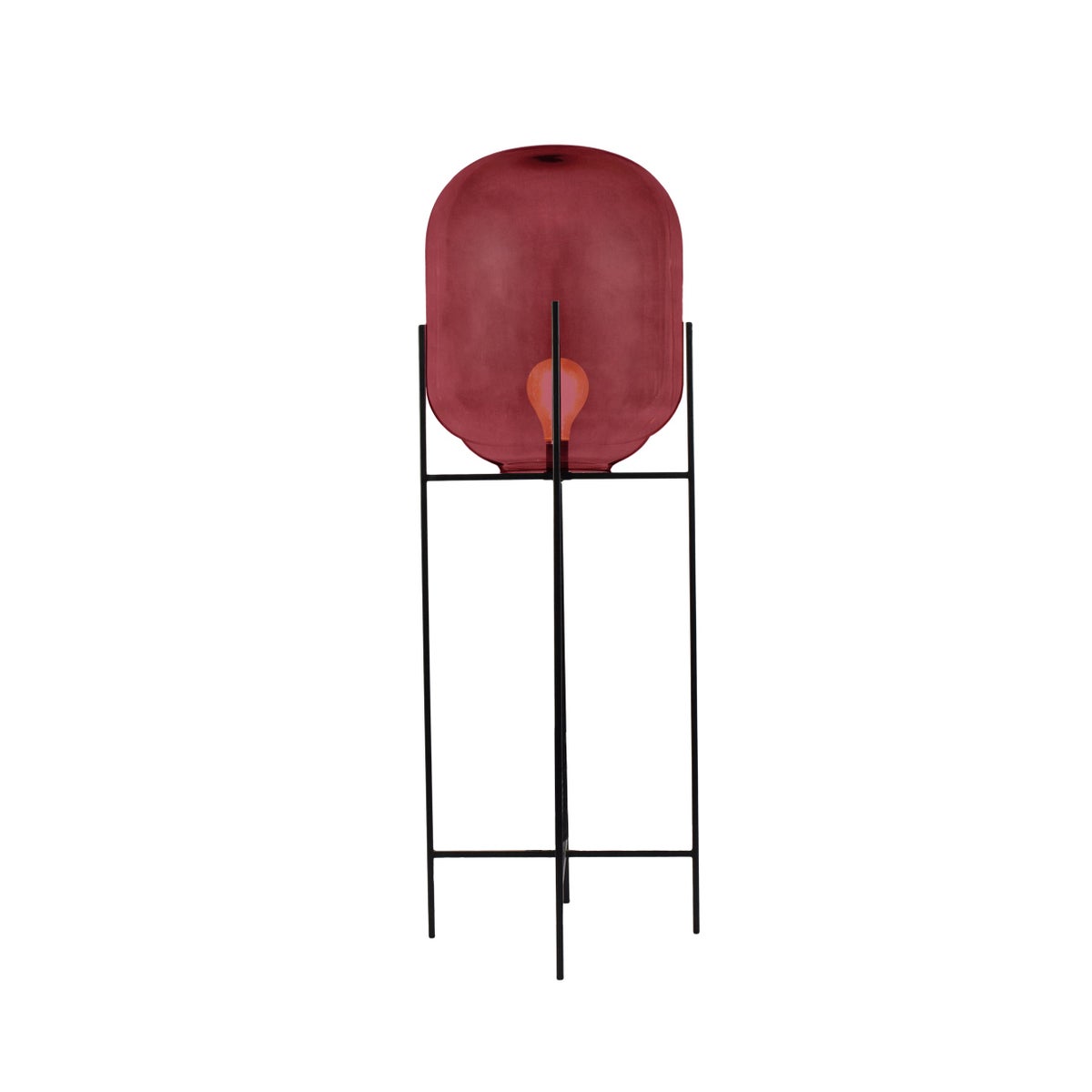 Miro Floor Lamp Tall - Cherry Red