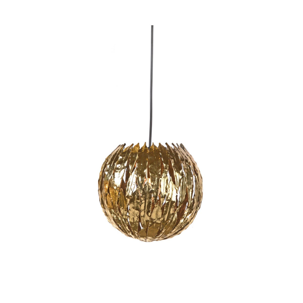 Abora Pendant (Sm) Round - Antique Brass