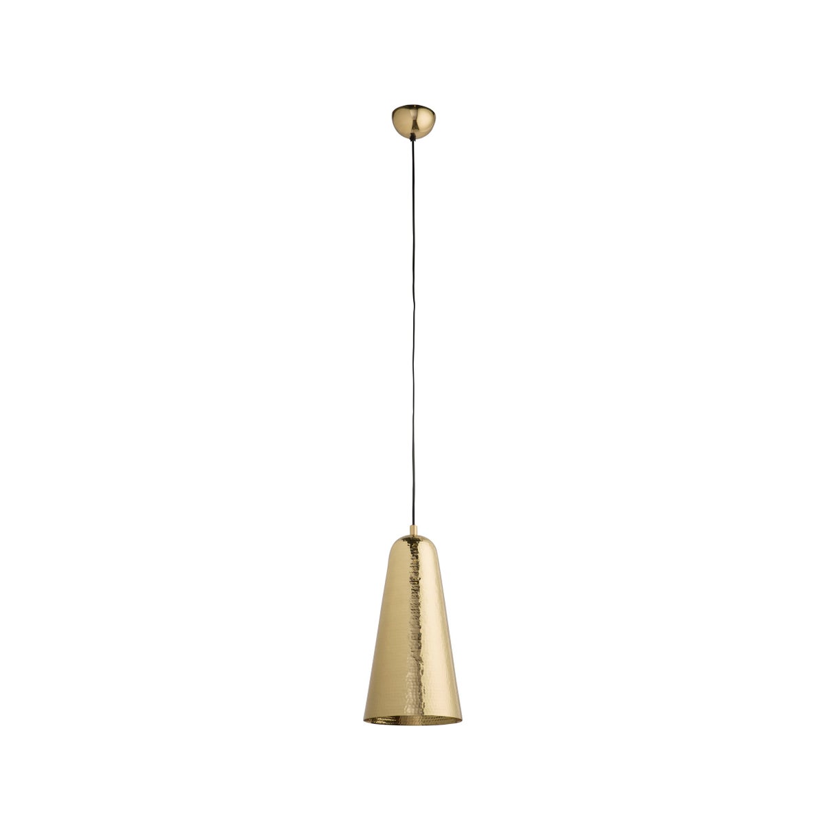 Nanna Pendant - Hammered Polished Brass