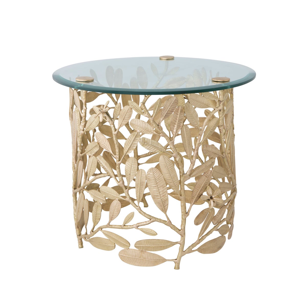 Asana Table - Polished Brass