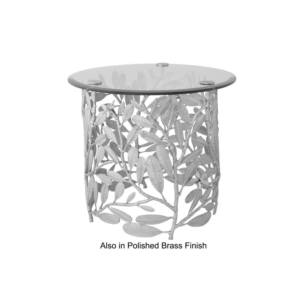 Asana Table - Burnished Brass
