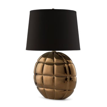 Poppy Lamp (Round) - Mirrored Smoke Bronze