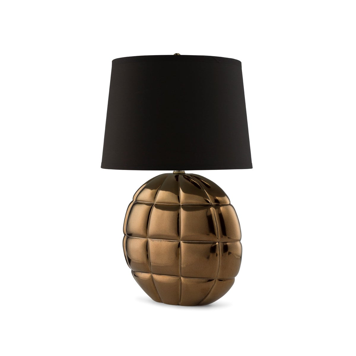 Poppy Lamp (Round) - Mirrored Smoke Bronze