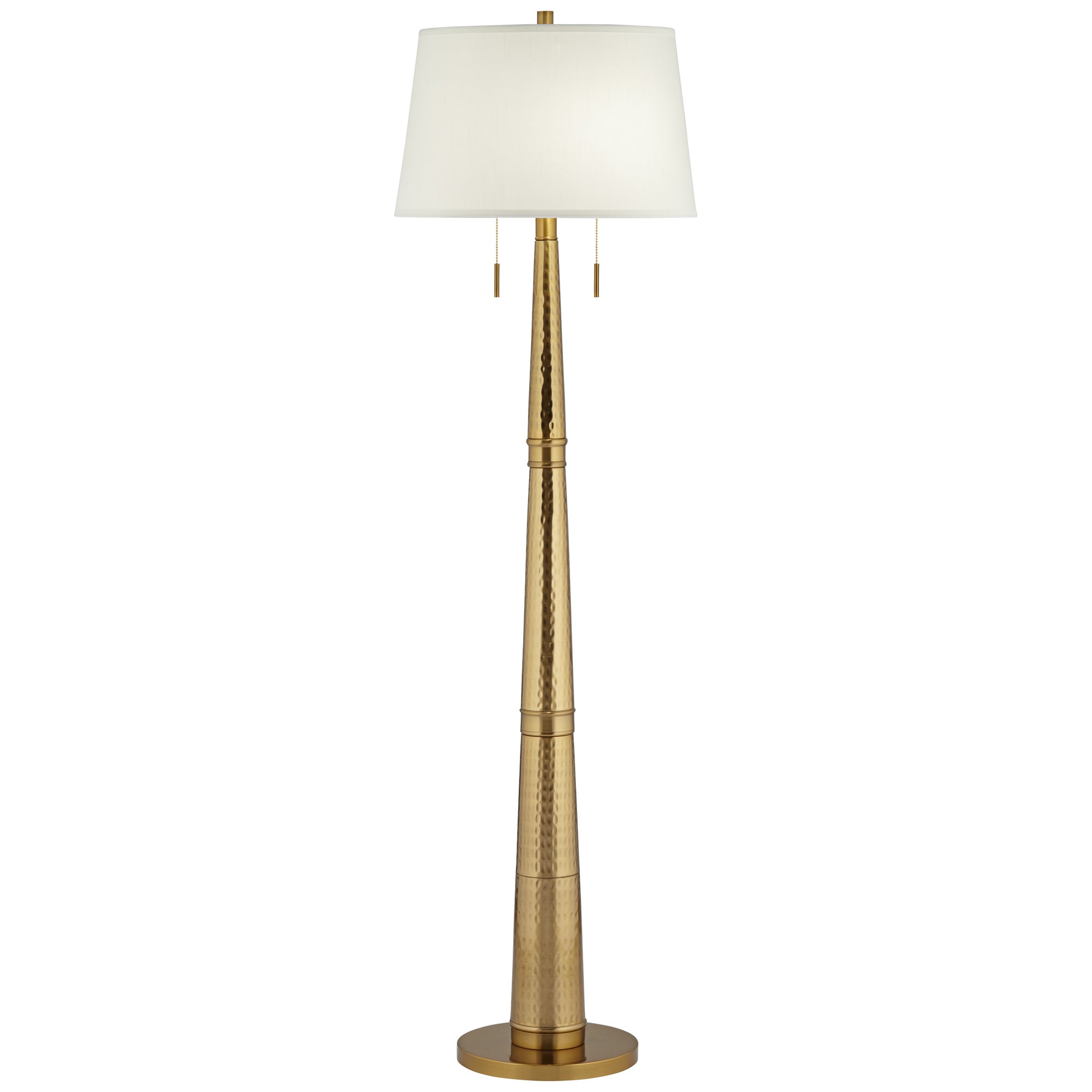 hammered bronze floor lamp