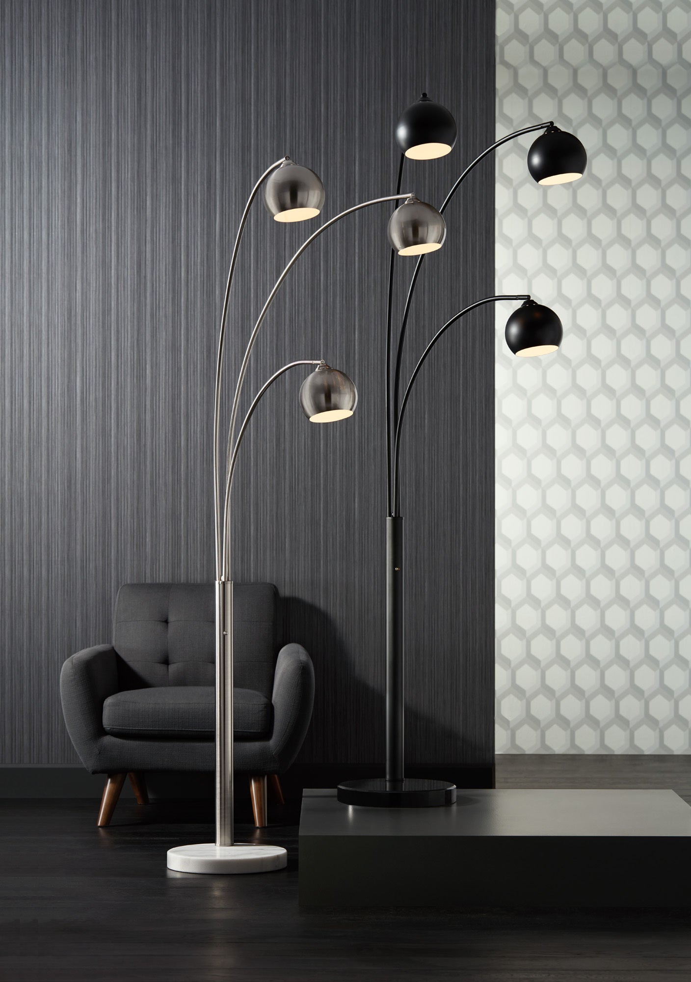 crosstown arc floor lamp