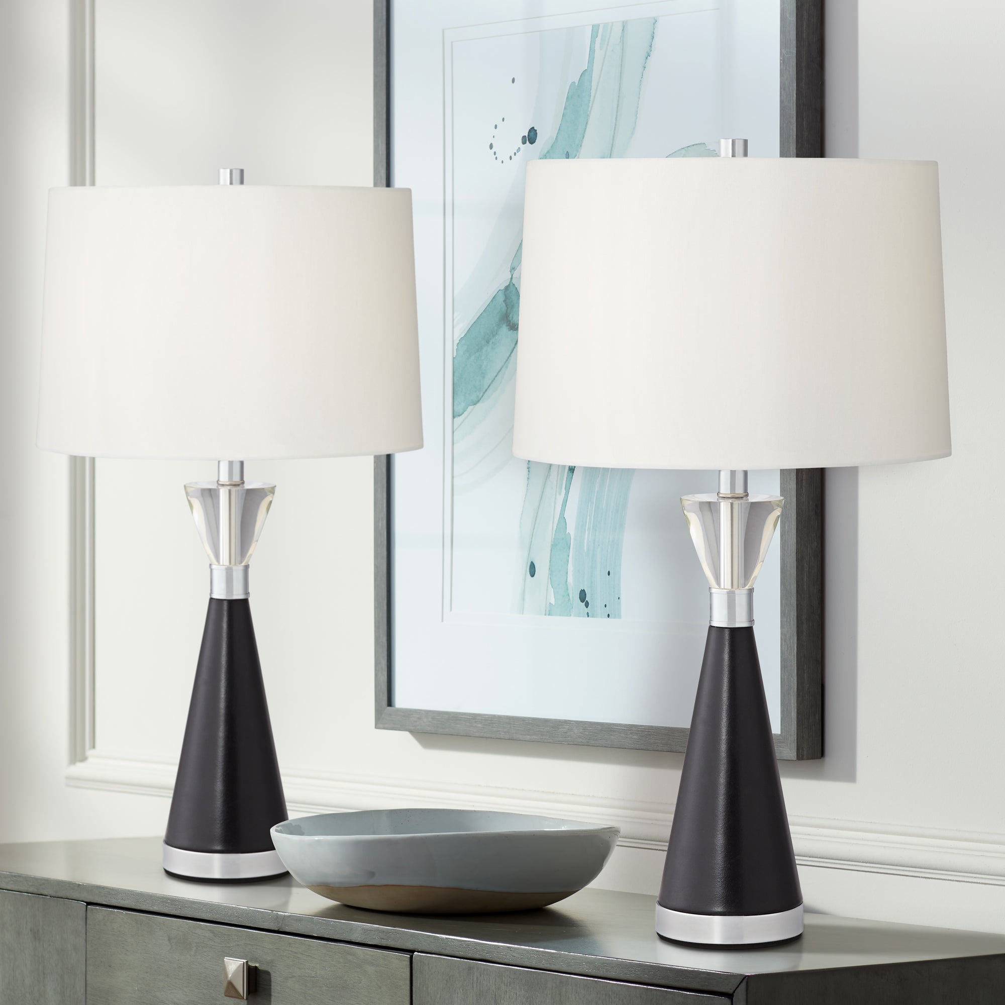 ella white table lamp