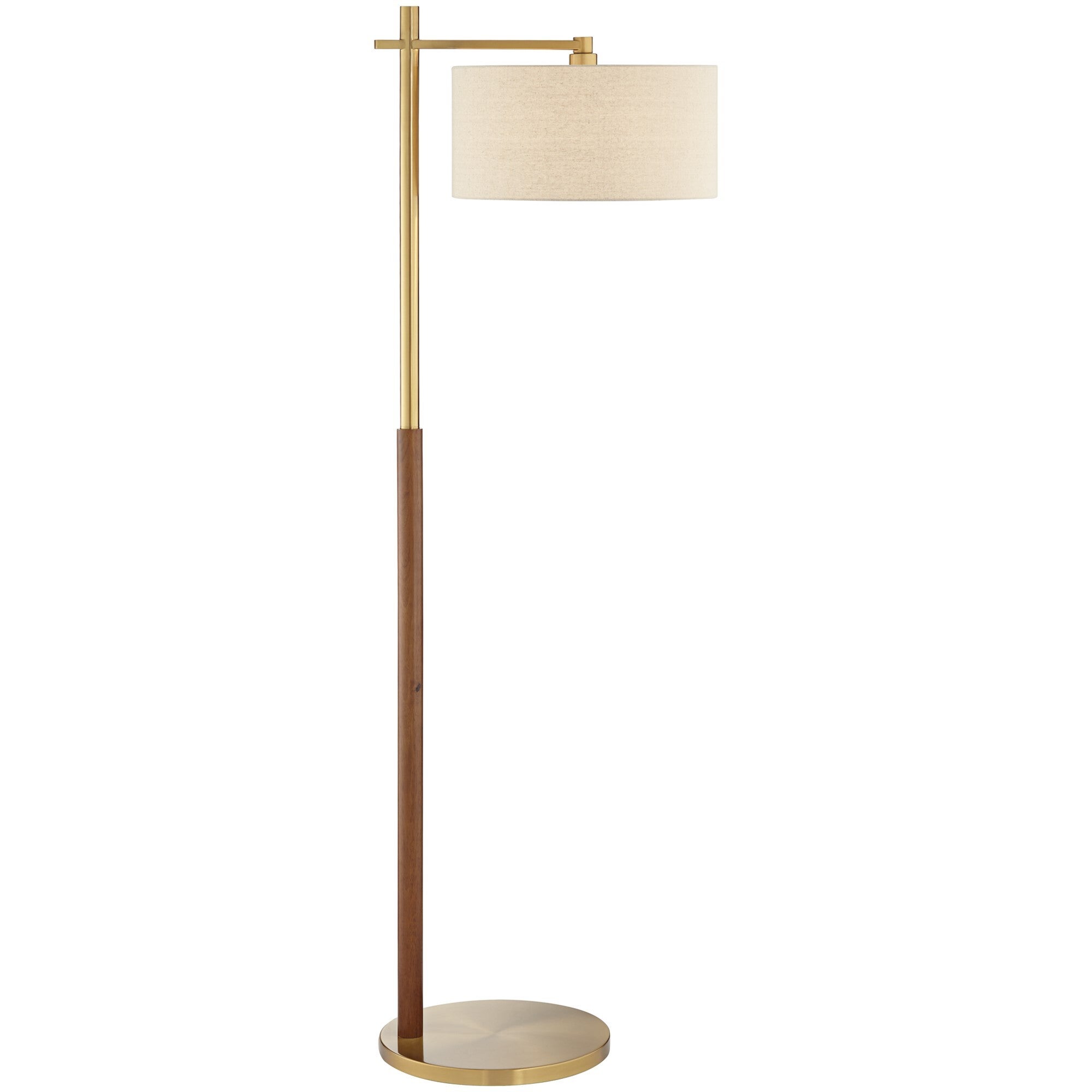 kathy ireland espresso deco trophy floor lamp