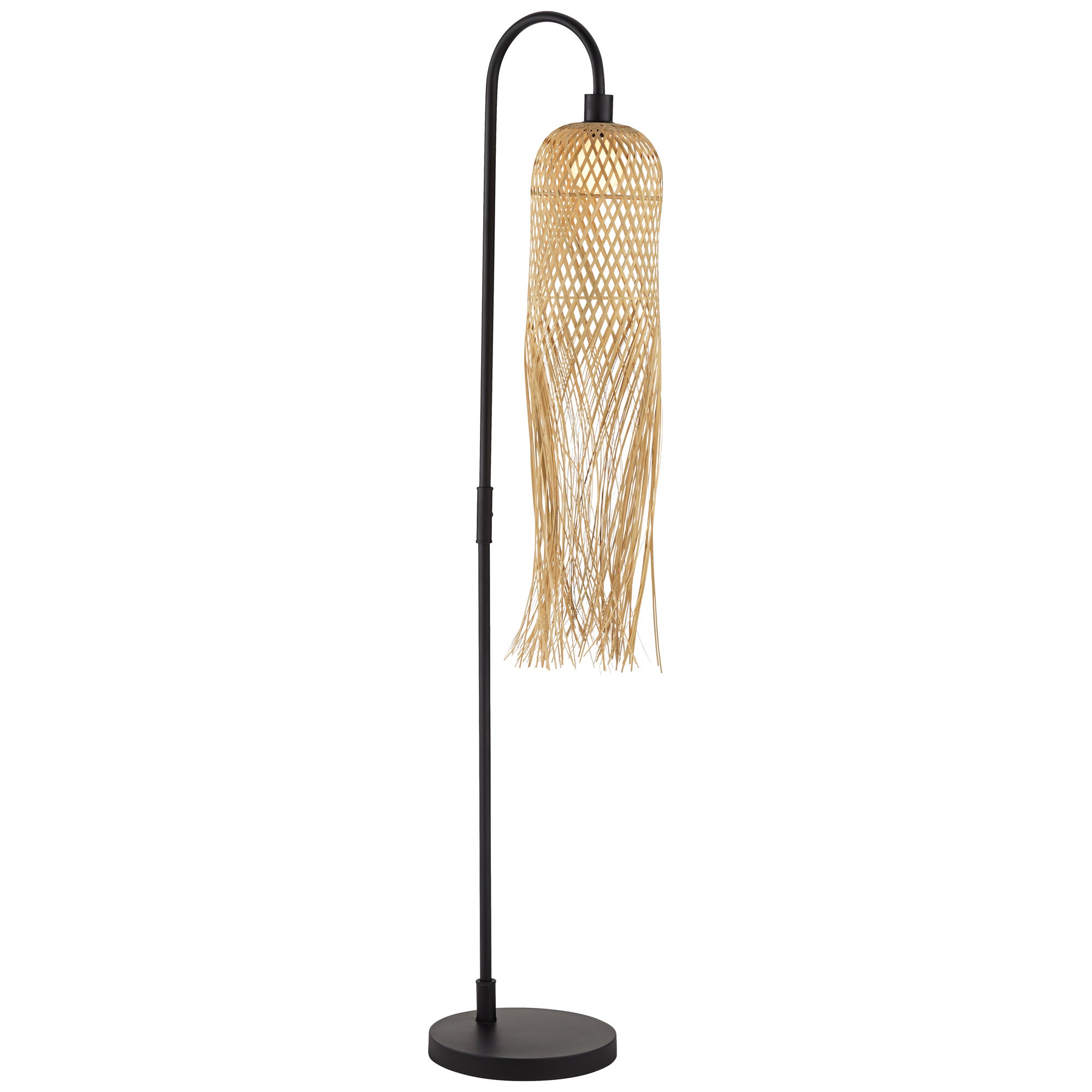 rattan floor lamp zara