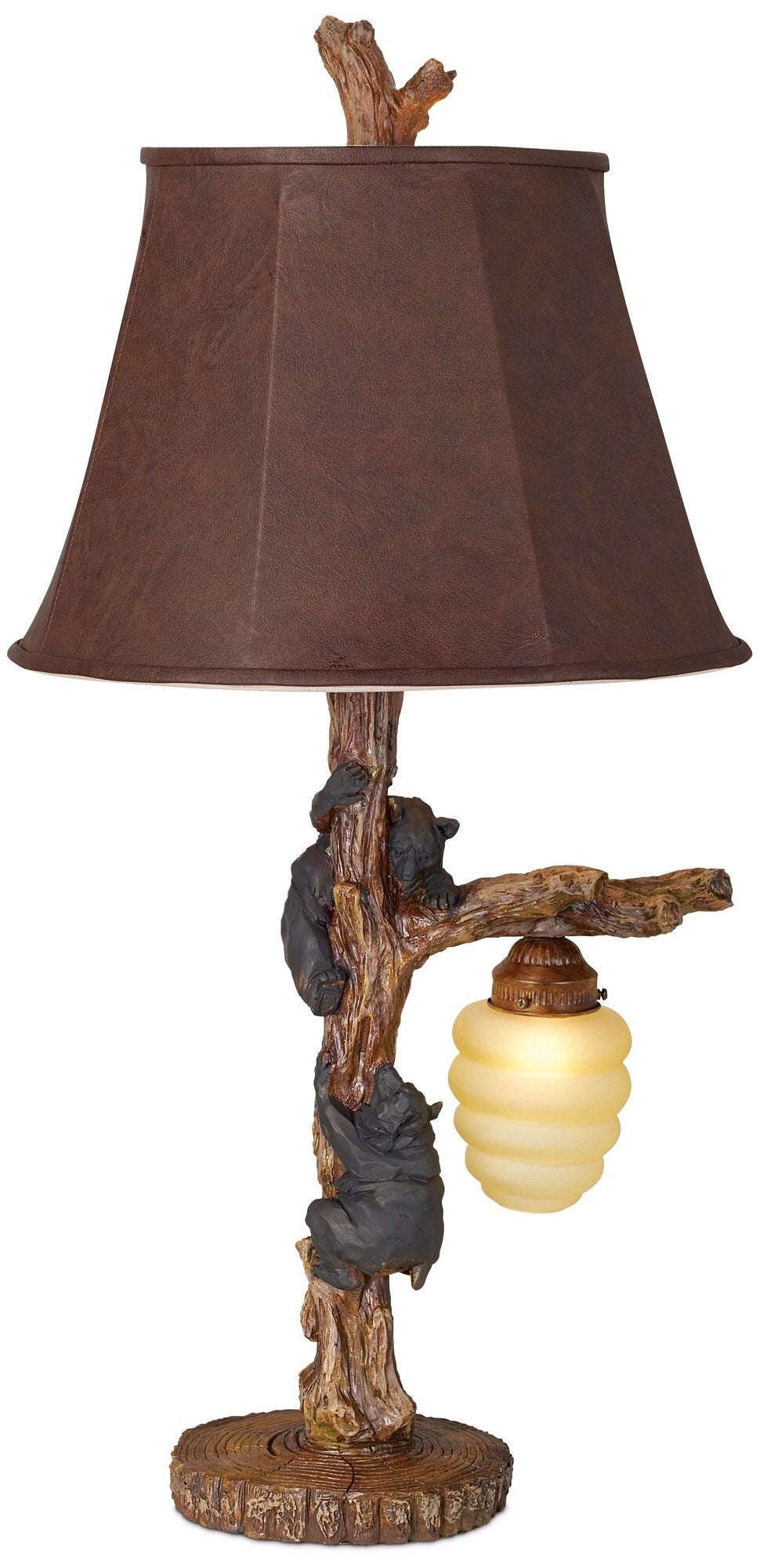 mossy oak bear lamp