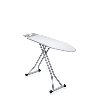 Ironing Board Heavy Duty 15in by 48in 56in including iron Rest Adjustable Height Mix Designs