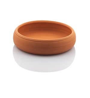 ROUND OVEN TRAY, 30x8 CM, (NATURAL-TERRACOTTA) 1 PCS, SHRINK