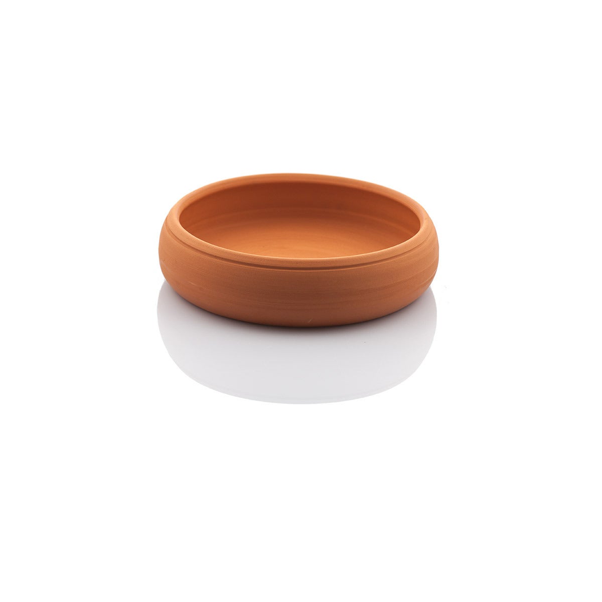 ROUND OVEN TRAY, 30x8 CM, (NATURAL-TERRACOTTA) 1 PCS, SHRINK