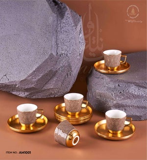 Luxury Turkish Copper Coffee Cups, Espresso Cup Set, Coffee Cups