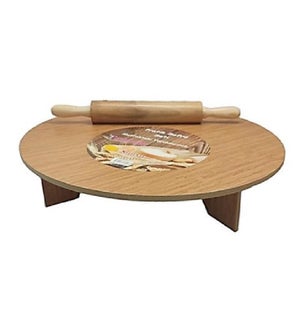 Cookie Short Round Table With Rolling Pin