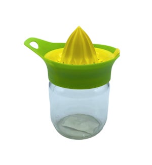 Lemon Squizer 425cc Glass w/Plastic Top